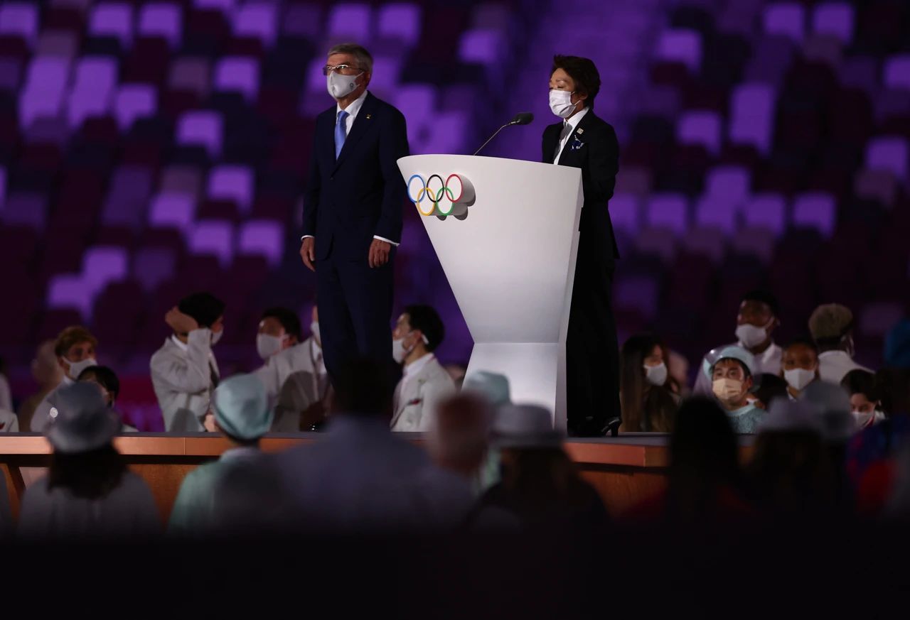 Seiko Hashimoto i Thomas Bach