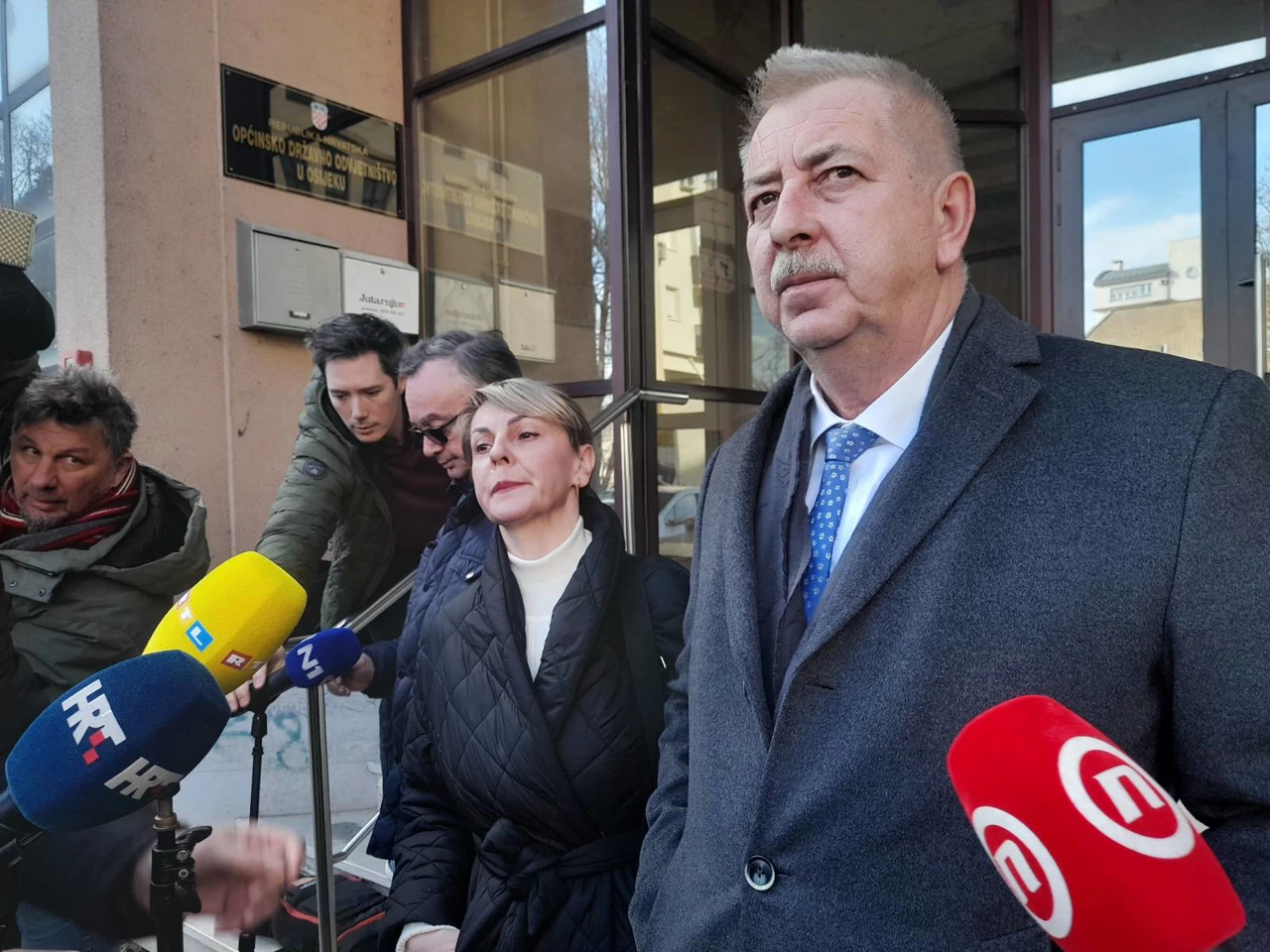 Odvjetnici M.Matić i D.Krklec, Foto: Mirta Milas/HRT Radio Osijek