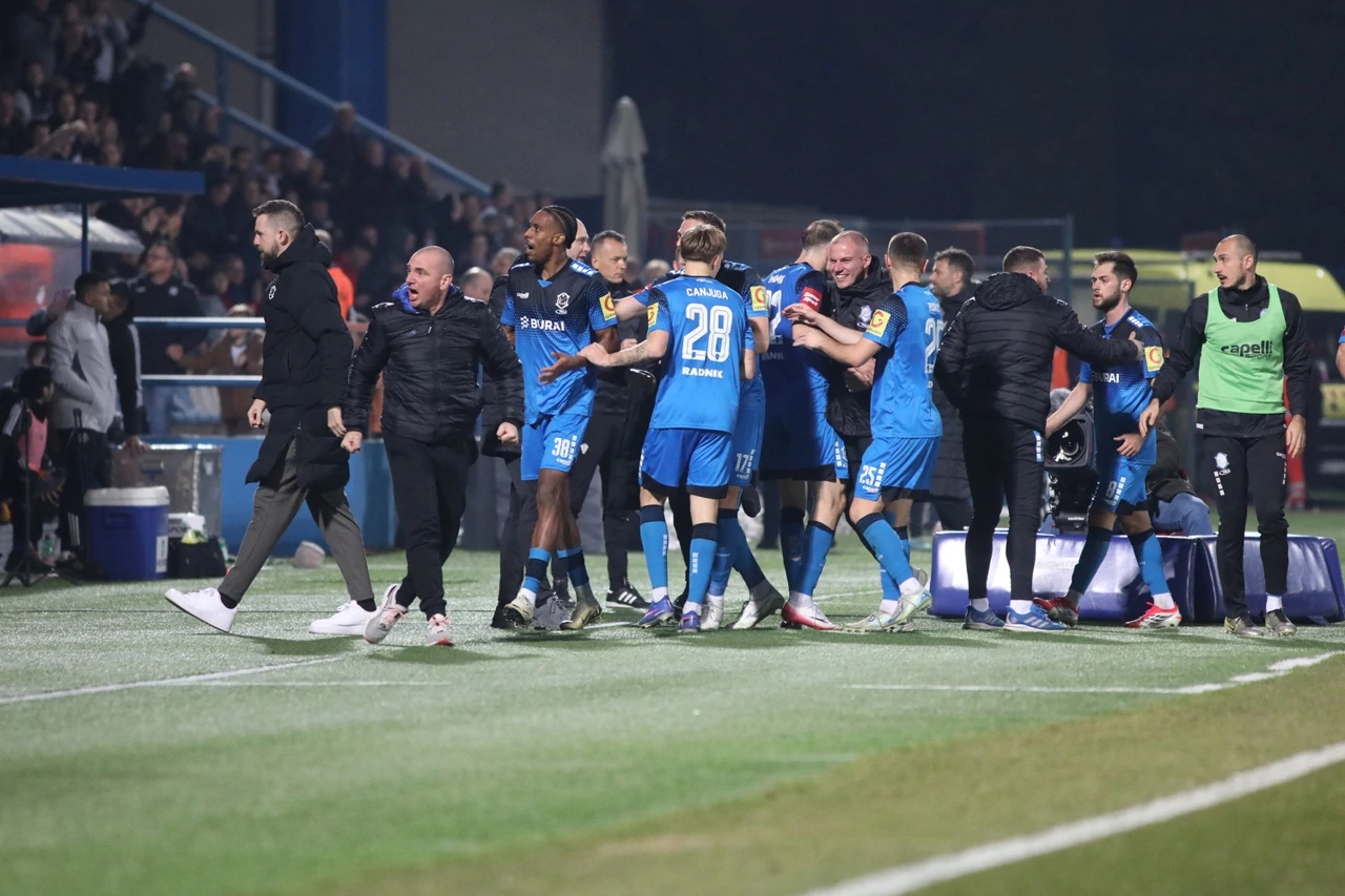 Varaždin - Hajduk, slavlje domaćina