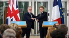 Keir Starmer i Emmanuel Macron