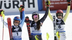 Mikaela Shiffrin, Laurence St-Germain, Lena Deurr