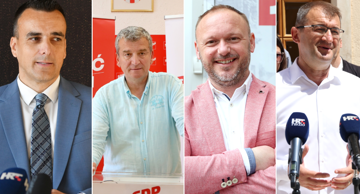 Paško Rakić, Petar Baranović, Florijan Žižić, Ivica Ledenko