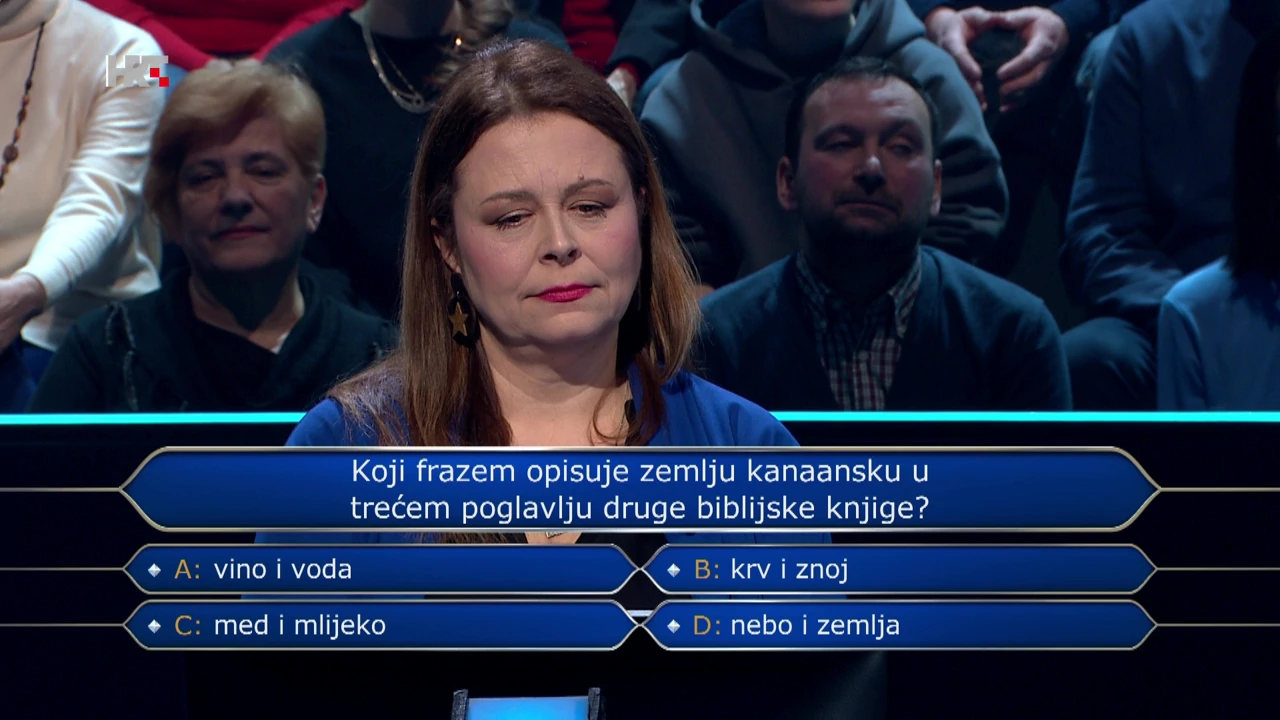 Daniela Andrašek, Foto: Tko želi biti milijunaš?/HRT