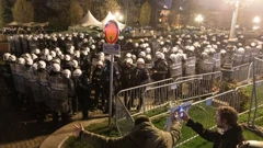 Policijski kordon u Beogradu