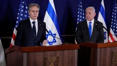 Anthony Blinken i Benjamin Netanyahu