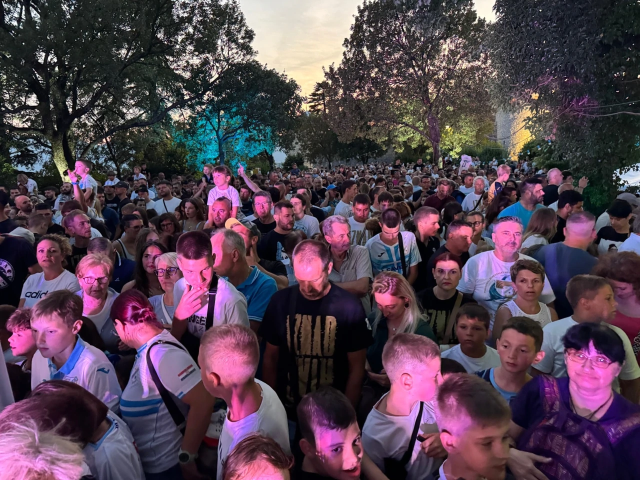 Trsatska noć igrača i navijača NK Rijeke