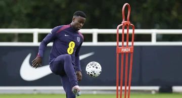 Marc Guehi na treningu Engleske