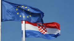 Zastave Europske unije i Hrvatske