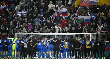 Reprezentativci Slovačke u slavlju