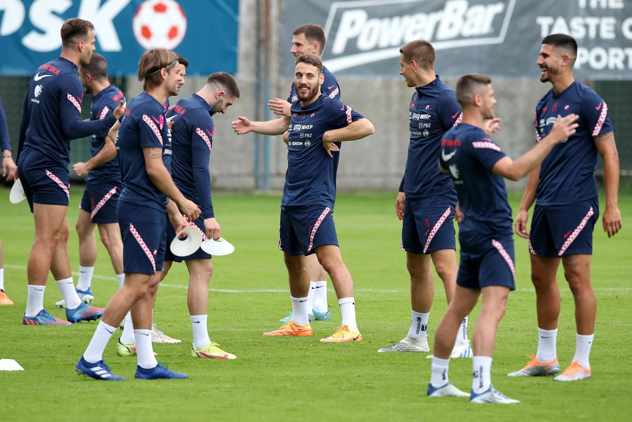 Trening hrvatske nogometne reprezentacije , Foto: Igor Kralj/PIXSELL