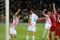 Slavlje nakon gola Kramarića, Foto: Hrach Khachatryan/PIXSELL