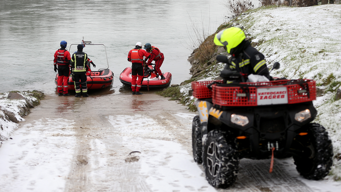 Potraga za djetetom u rijeci Savi 