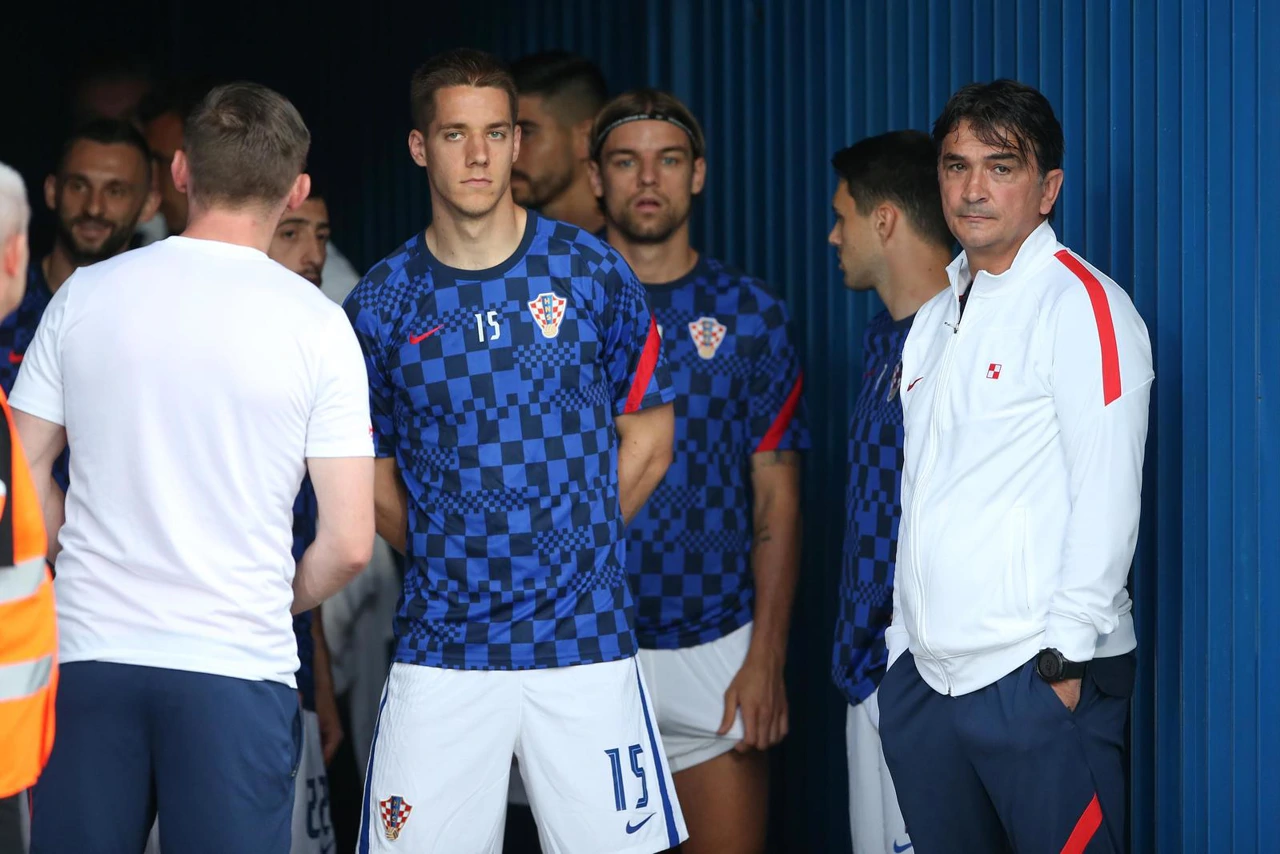 Zagrijavanje igrača uoči utakmice , Foto: Matija Habljak/PIXSELL