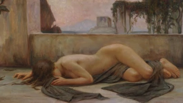 Bela Čikoš Sesija: "Ženski akt, ostavljena", 1913, 
