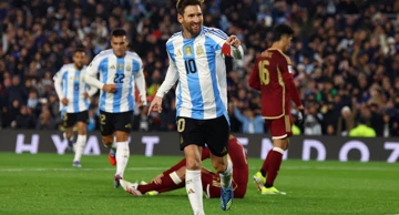 Lionel Messi slavi treći gol Argentine