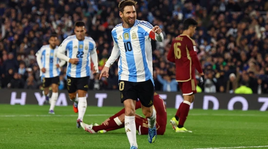 Lionel Messi slavi treći gol Argentine