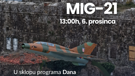 Predstavljanje spomen zrakoplova MiG-21
