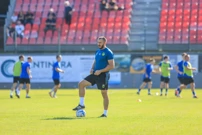 Zagrijavanje igrača Dinama, Foto: Srecko Niketic /PIXSELL