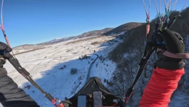 Kako izgleda lički paraglajding na minus 20