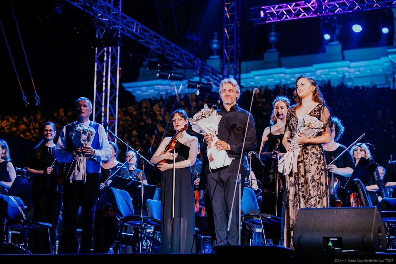 Martin Yates, Branimir Pustički, Josipa Bilić, Simfonijski orkestar HRT-a, Foto: Samir Cerić Kovačević/TZGZ
