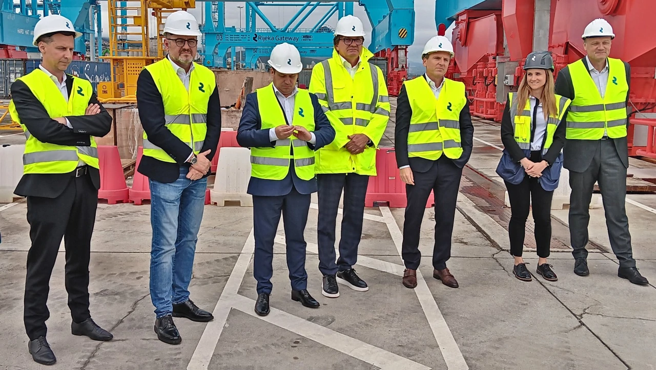 Obilazak radova prve faze Rijeka Gatewaya, Foto: Nenad Lučić/Radio Rijeka