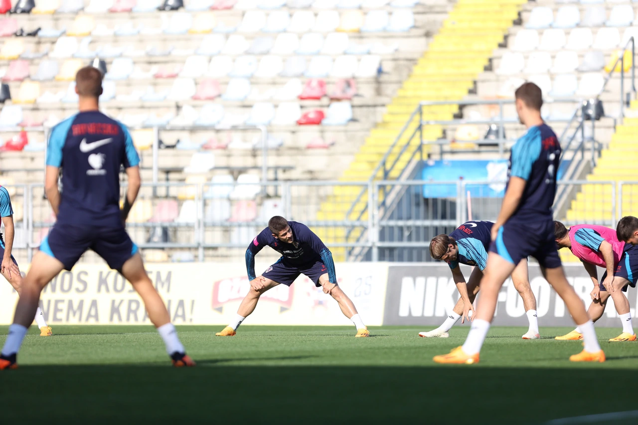 Trening hrvatske nogometne reprezentacije, Foto: Nel Pavletic/PIXSELL