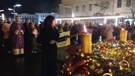 Županica Nataša Tramišak pali drugu adventsku svijeću