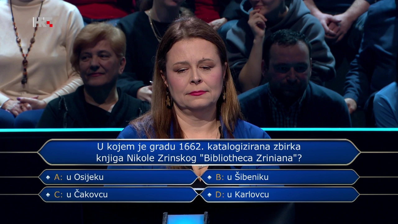 Daniela Andrašek, Foto: Tko želi biti milijunaš?/HRT