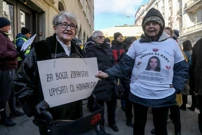 Prosvjed "Oprostite, ne mogu disati", Foto: Zeljko Hladika/Pixsell
