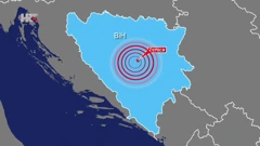 Snažan potres sinoć pogodio BiH
