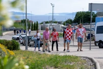 Navijači pristižu na Rujevicu, Foto: Hrvoje Kostelac/PIXSELL
