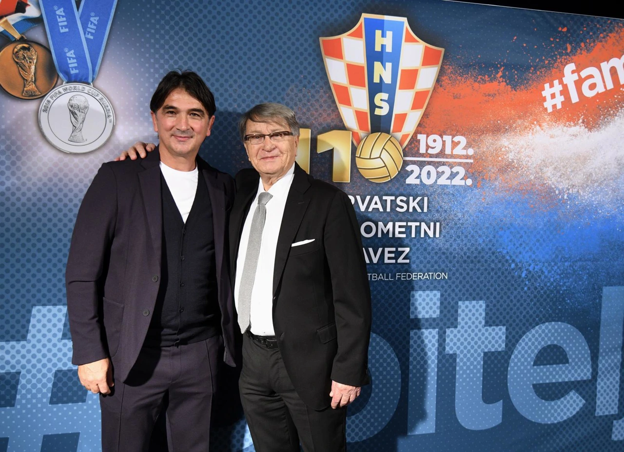 Ćiro Blažević i Zlatko Dalić, Foto:  Marko Lukunic /PIXSELL