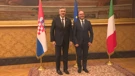 Premijer Plenković u službenom posjetu Italiji