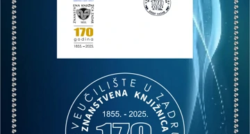 Prigodna omotnica i poštanski žig povodom 170. obljetnice Znanstvene knjižnice Sveučilišta u Zadru