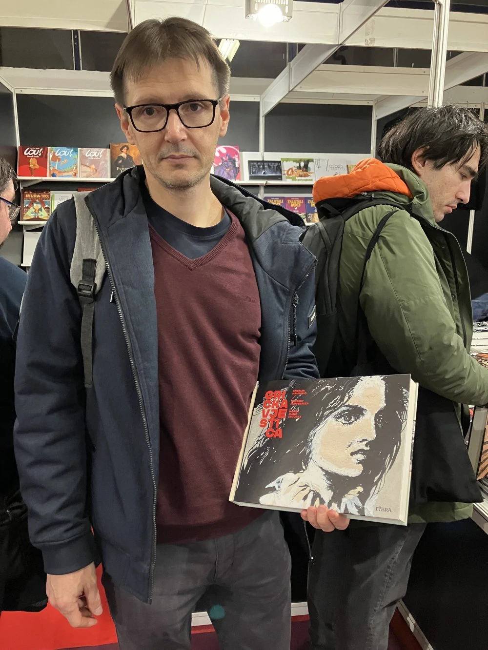 Goran Duplančić s primjerkom "Gričke vještice"