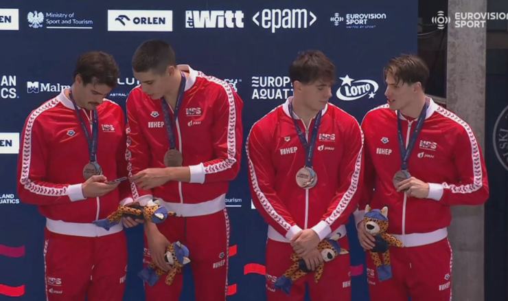 Jere Hribar, Božo Puhalović, Luka Cvetko i Nikola Miljenić