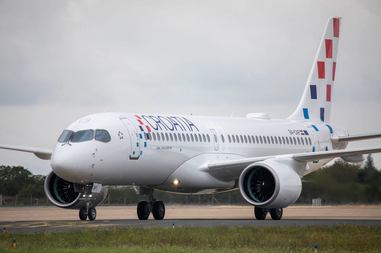 Airbus A220-300 Zadar, Foto: CA/-