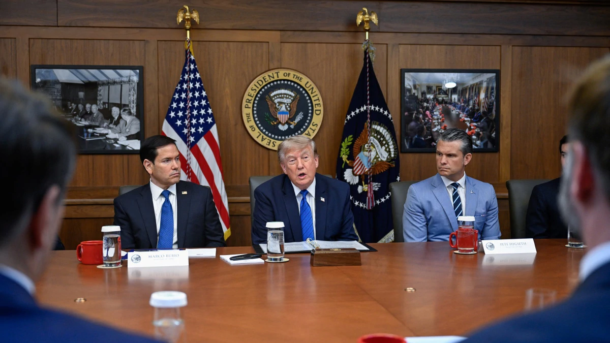 Donald Trump na sastanku vlade u Camp Davidu