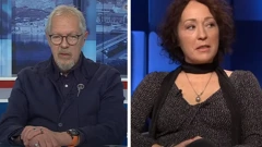 Glazbeni kritičar Zlatko Gall i dugogodišnja prijateljica, suradnica i prateći vokal Akija Rahimovskog Tina Kresnik 
