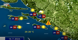 Vremenska prognoza, Foto: HTV/HRT