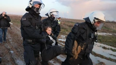 Greta Thunberg na prosvjedu u Njemačkoj