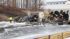 Zatvorena autocesta u Sloveniji zbog teške prometne nesreće: Eksplodirala cisterna , Foto: Bobo/F.A. Bobo/Pixsell