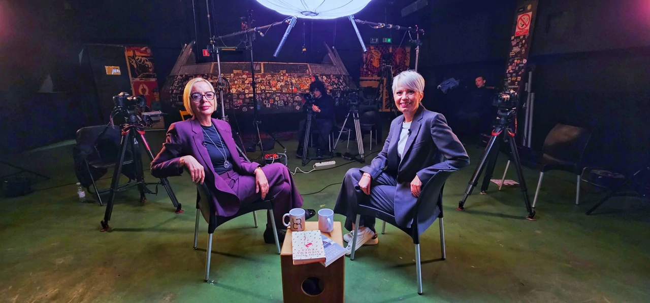 Marina Vujčić i Morana Kasapović, Foto: Dario Hacek/HRT