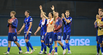 Slavlje hrvatskih nogometaša 