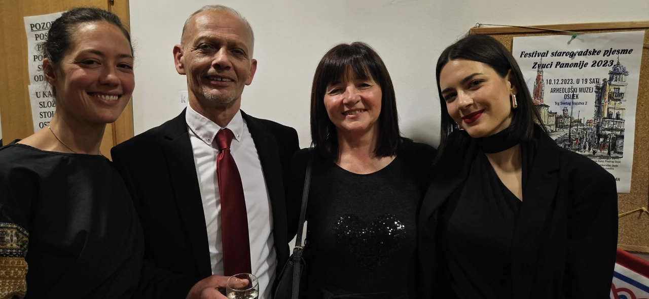 Mia Dimšić i obitelj, Foto: Davor Lončarić/Radio Osijek