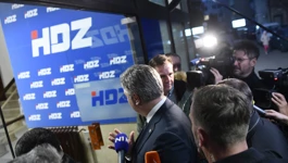 Dolazak članova HDZ-a na Sjednicu Predsjedništva stranke 
