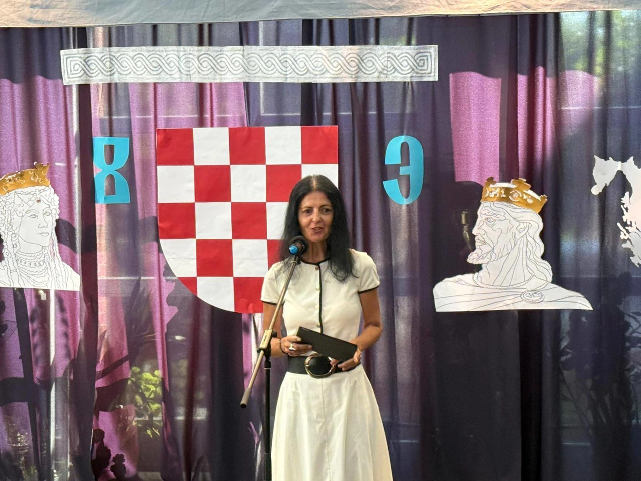 Ana Gojtan na svečanom otvorenju školske godine u HOŠIG-u, Foto: Hrvatski glasnik/.