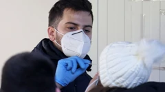 Testiranje na hripavac ispred HZJZ-a , Foto: Sanjin Strukic/PIXSELL