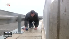 Novinar Edi Škovrlj na buri