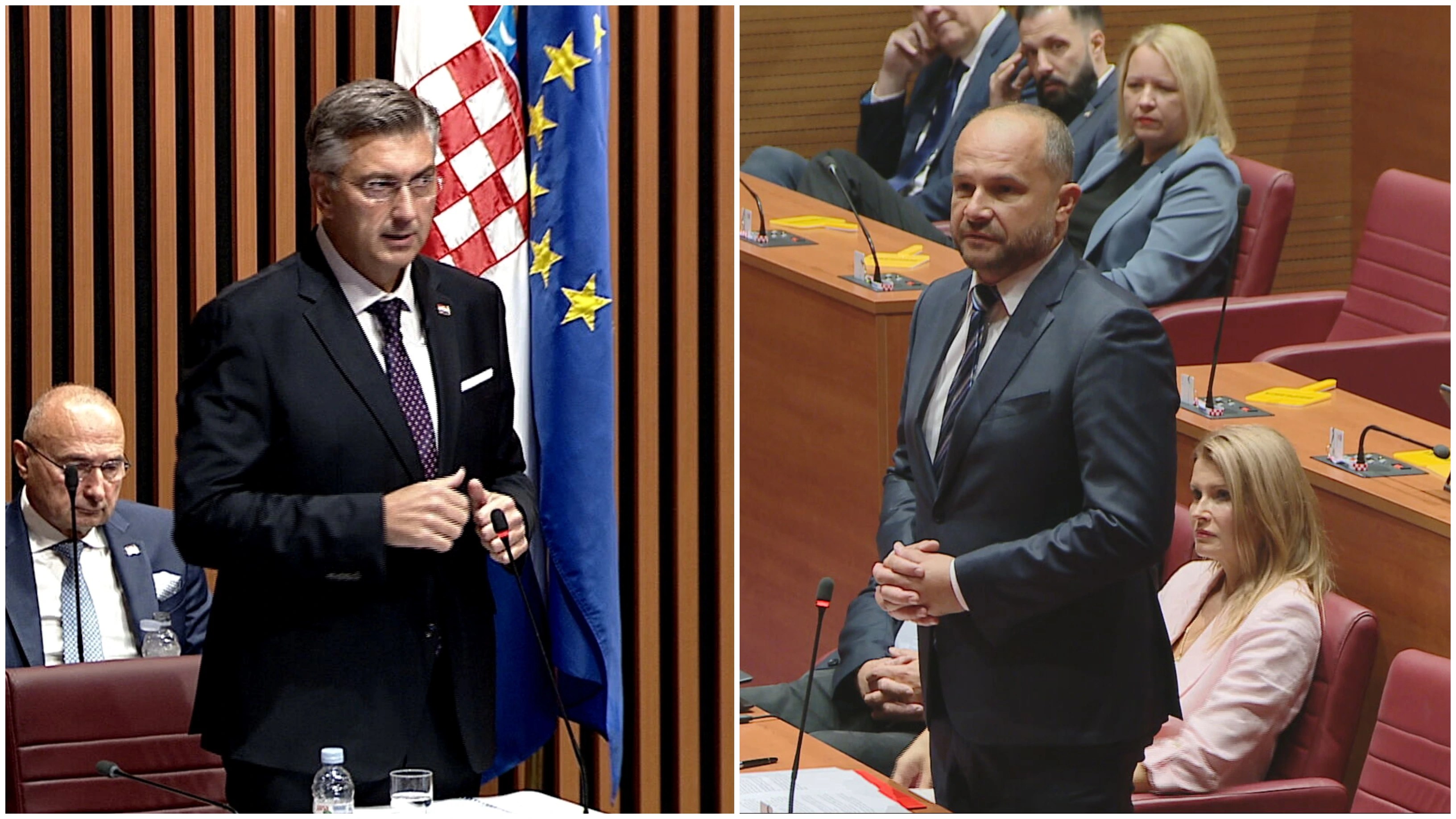Plenković i Hajdaš Dončić ukrstili stavove o ZDS-u na aktualcu